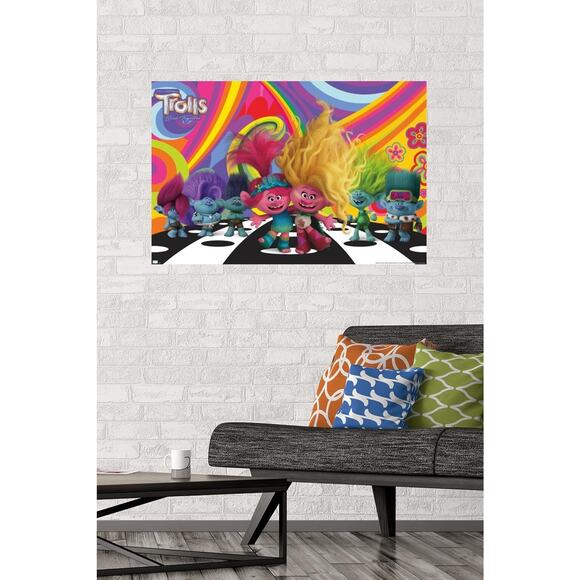 Trends Trolls: Band Together-Universe Wall Poster, 34L x 22.4W, Unframed Version - Picture 2 of 4
